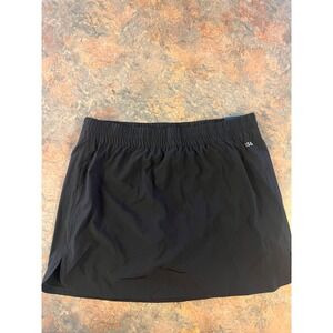 DSG Womens Large Moisture Wicking Stride Skort - Pure Black